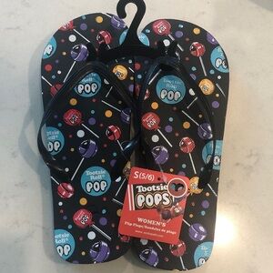 Tootsie Roll Pops Flip Flops